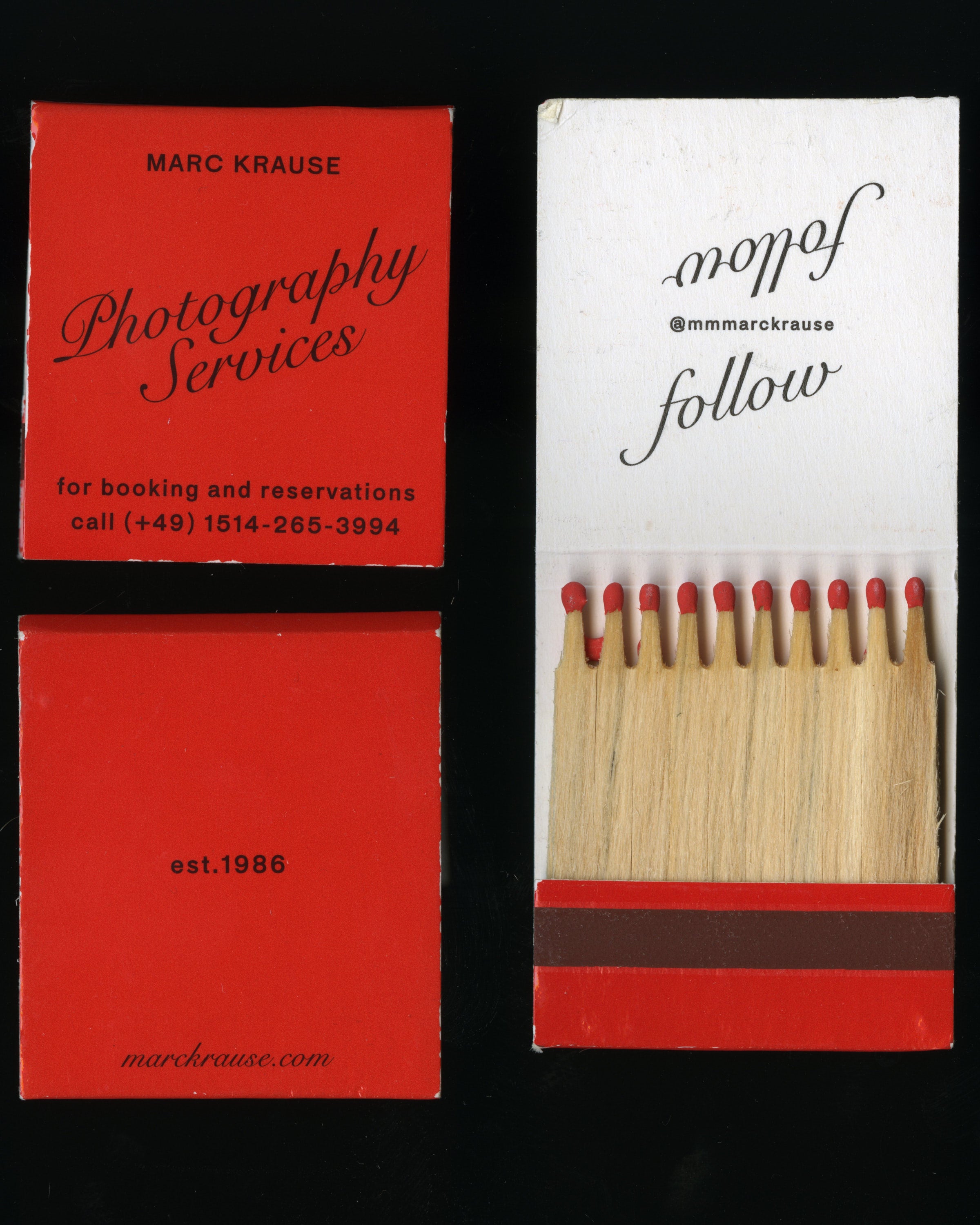 Matches: Photography Services